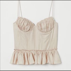 NWT Brock Collection x H&M Corset Top